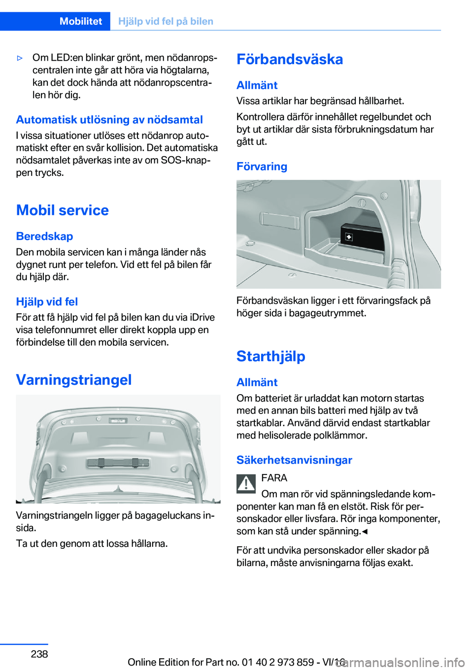 BMW 4 SERIES COUPE 2017  InstruktionsbÖcker (in Swedish) 'y�O�m� �L�E�D�:�e�n� �b�l�i�n�k�a�r� �g�r�