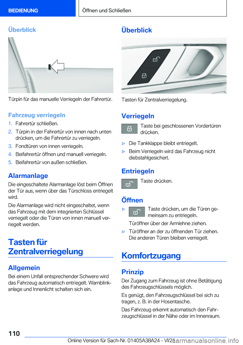 BMW 4 SERIES GRAN COUPE 2022  Betriebsanleitungen (in German) �