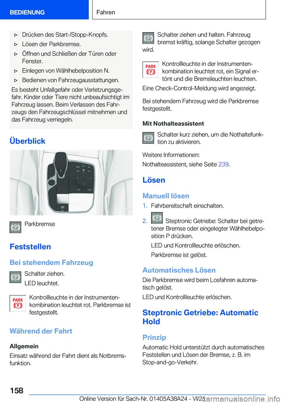 BMW 4 SERIES GRAN COUPE 2022  Betriebsanleitungen (in German) x�D�r�