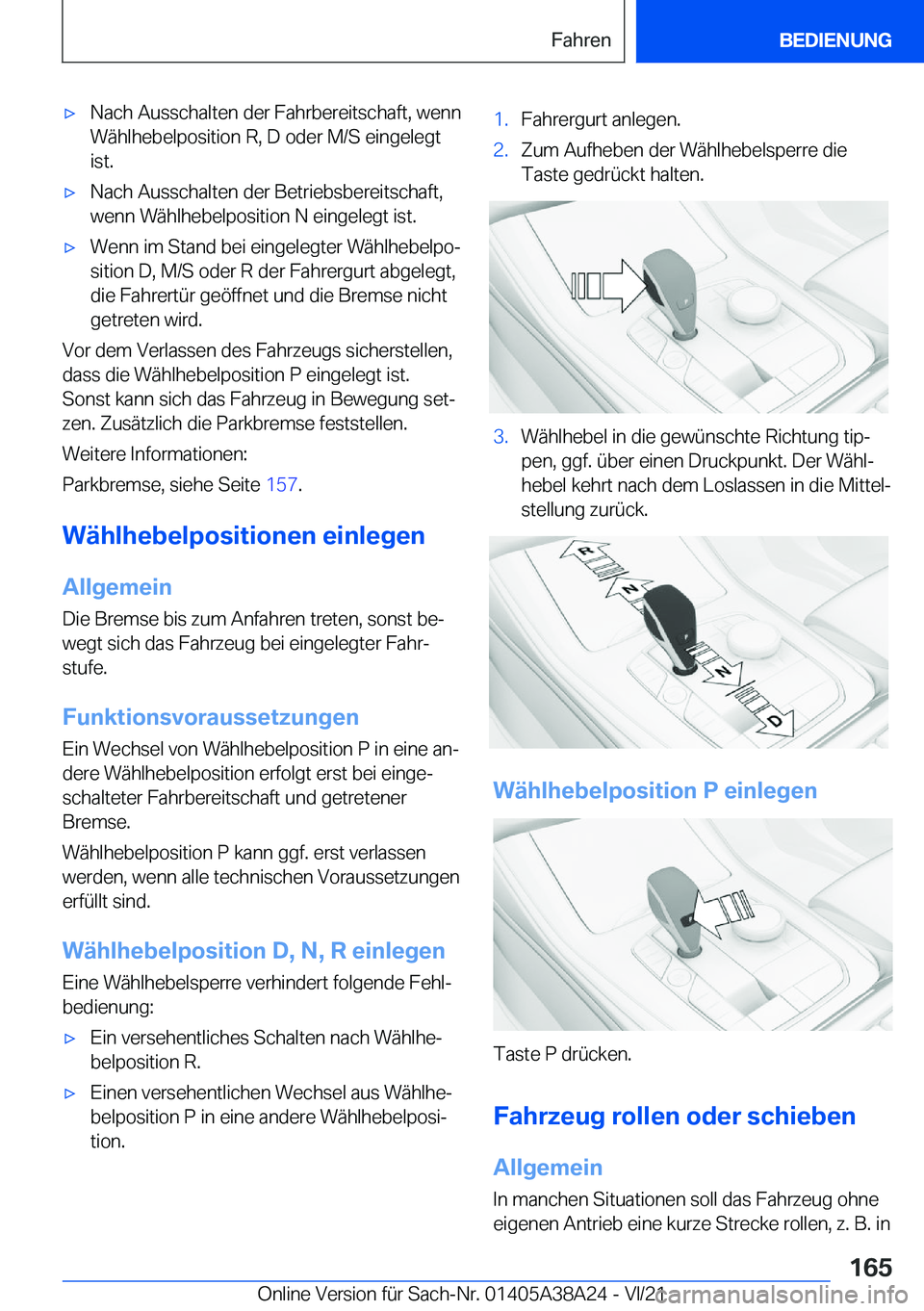 BMW 4 SERIES GRAN COUPE 2022  Betriebsanleitungen (in German) x�N�a�c�h��A�u�s�s�c�h�a�l�t�e�n��d�e�r��F�a�h�r�b�e�r�e�i�t�s�c�h�a�f�t�,��w�e�n�n�W�