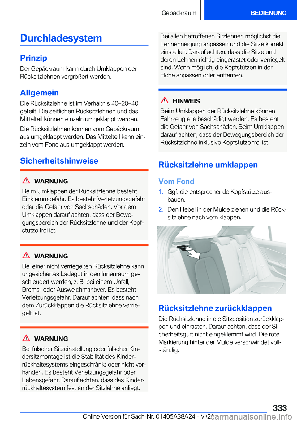 BMW 4 SERIES GRAN COUPE 2022  Betriebsanleitungen (in German) �D�u�r�c�h�l�a�d�e�s�y�s�t�e�m
�P�r�i�n�z�i�p
�D�e�r��G�e�p�