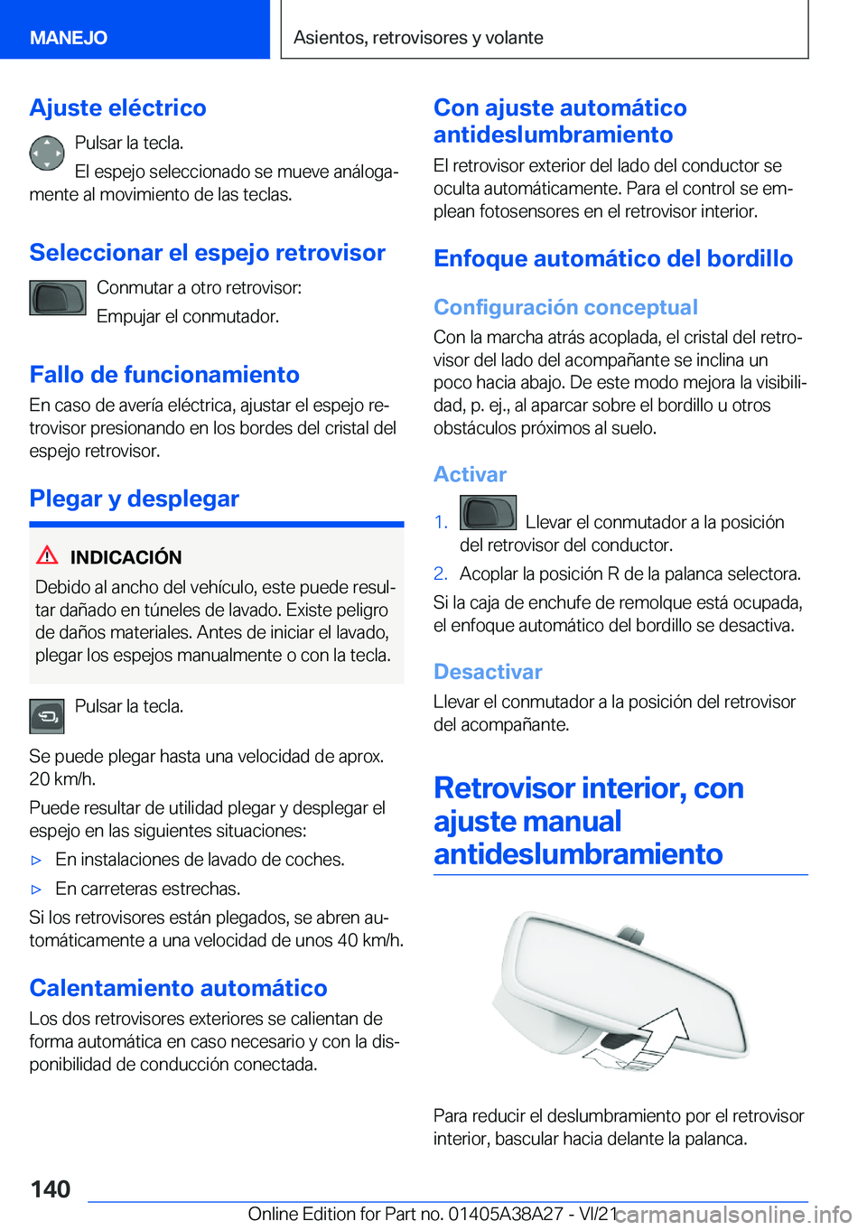 BMW 4 SERIES GRAN COUPE 2022  Manuales de Empleo (in Spanish) �A�j�u�s�t�e��e�l�