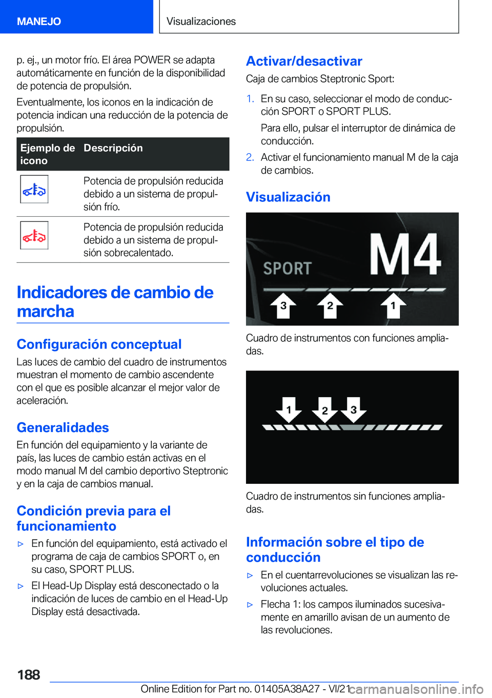 BMW 4 SERIES GRAN COUPE 2022  Manuales de Empleo (in Spanish) �p�.��e�j�.�,��u�n��m�o�t�o�r��f�r�