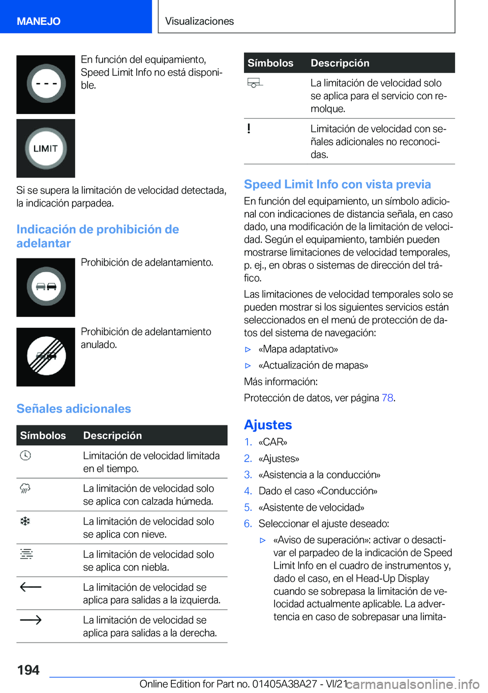BMW 4 SERIES GRAN COUPE 2022  Manuales de Empleo (in Spanish) �E�n��f�u�n�c�i�