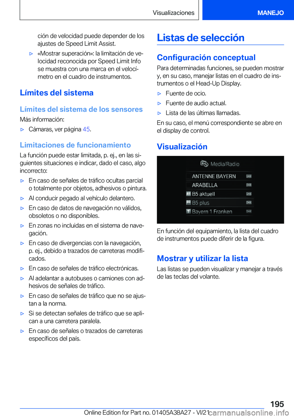 BMW 4 SERIES GRAN COUPE 2022  Manuales de Empleo (in Spanish) �c�i�