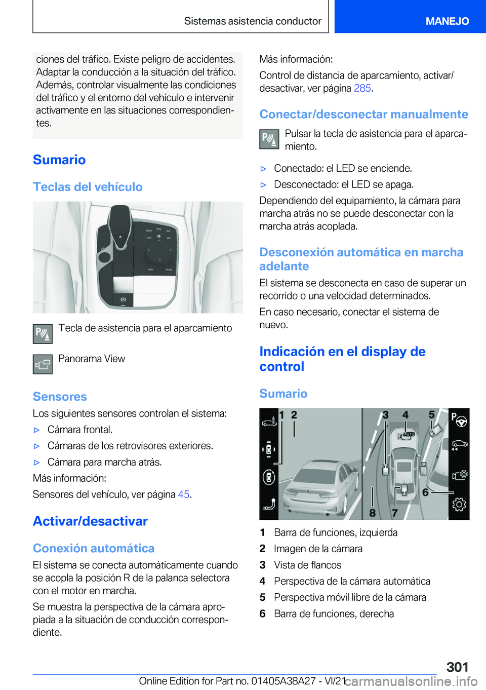 BMW 4 SERIES GRAN COUPE 2022  Manuales de Empleo (in Spanish) �c�i�o�n�e�s��d�e�l��t�r�