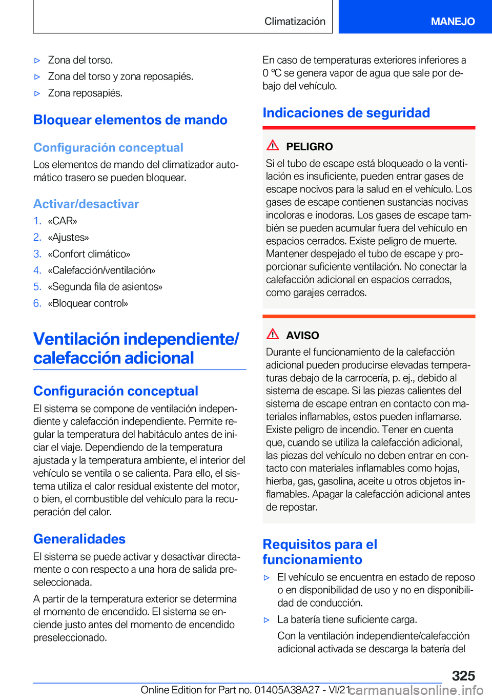 BMW 4 SERIES GRAN COUPE 2022  Manuales de Empleo (in Spanish) x�Z�o�n�a��d�e�l��t�o�r�s�o�.x�Z�o�n�a��d�e�l��t�o�r�s�o��y��z�o�n�a��r�e�p�o�s�a�p�i�