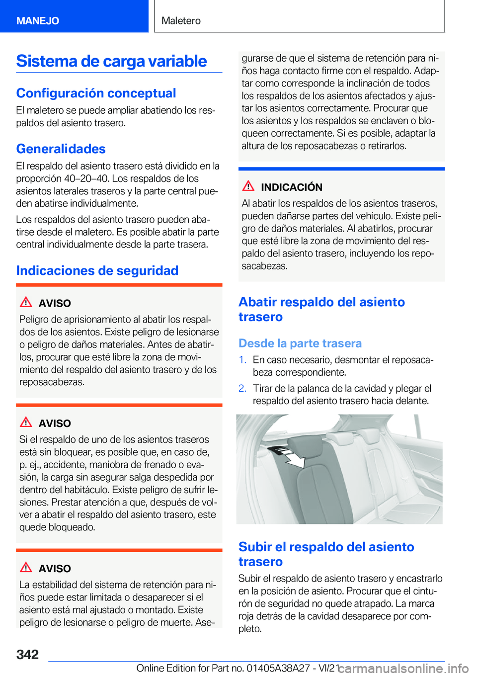 BMW 4 SERIES GRAN COUPE 2022  Manuales de Empleo (in Spanish) �S�i�s�t�e�m�a��d�e��c�a�r�g�a��v�a�r�i�a�b�l�e
�C�o�n�f�i�g�u�r�a�c�i�