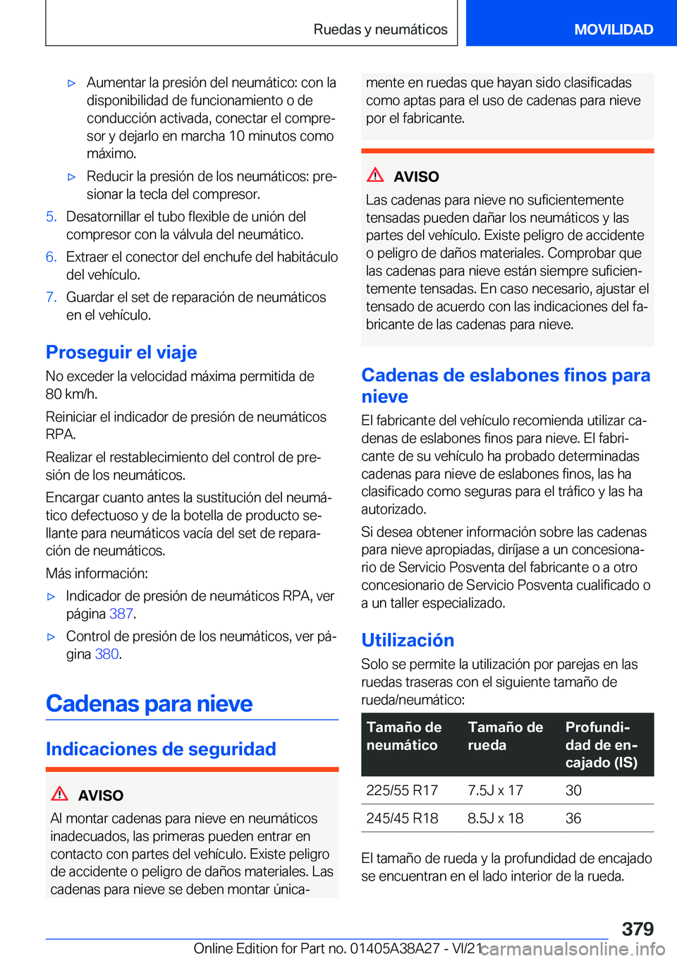 BMW 4 SERIES GRAN COUPE 2022  Manuales de Empleo (in Spanish) x�A�u�m�e�n�t�a�r��l�a��p�r�e�s�i�