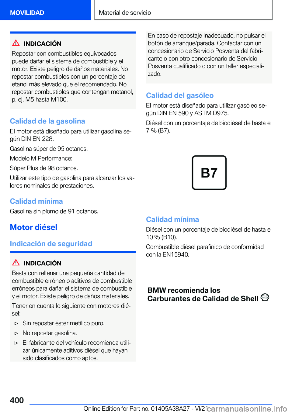 BMW 4 SERIES GRAN COUPE 2022  Manuales de Empleo (in Spanish) �I�N�D�I�C�A�C�I�