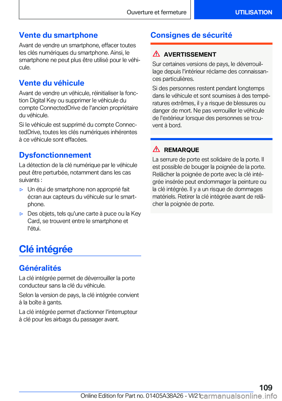 BMW 4 SERIES GRAN COUPE 2022  Notices Demploi (in French) �V�e�n�t�e��d�u��s�m�a�r�t�p�h�o�n�e�A�v�a�n�t��d�e��v�e�n�d�r�e��u�n��s�m�a�r�t�p�h�o�n�e�,��e�f�f�a�c�e�r��t�o�u�t�e�s
�l�e�s��c�l�é�s��n�u�m�é�r�i�q�u�e�s��d�u��s�m�a�r�t�p�h�o�n�e�.�