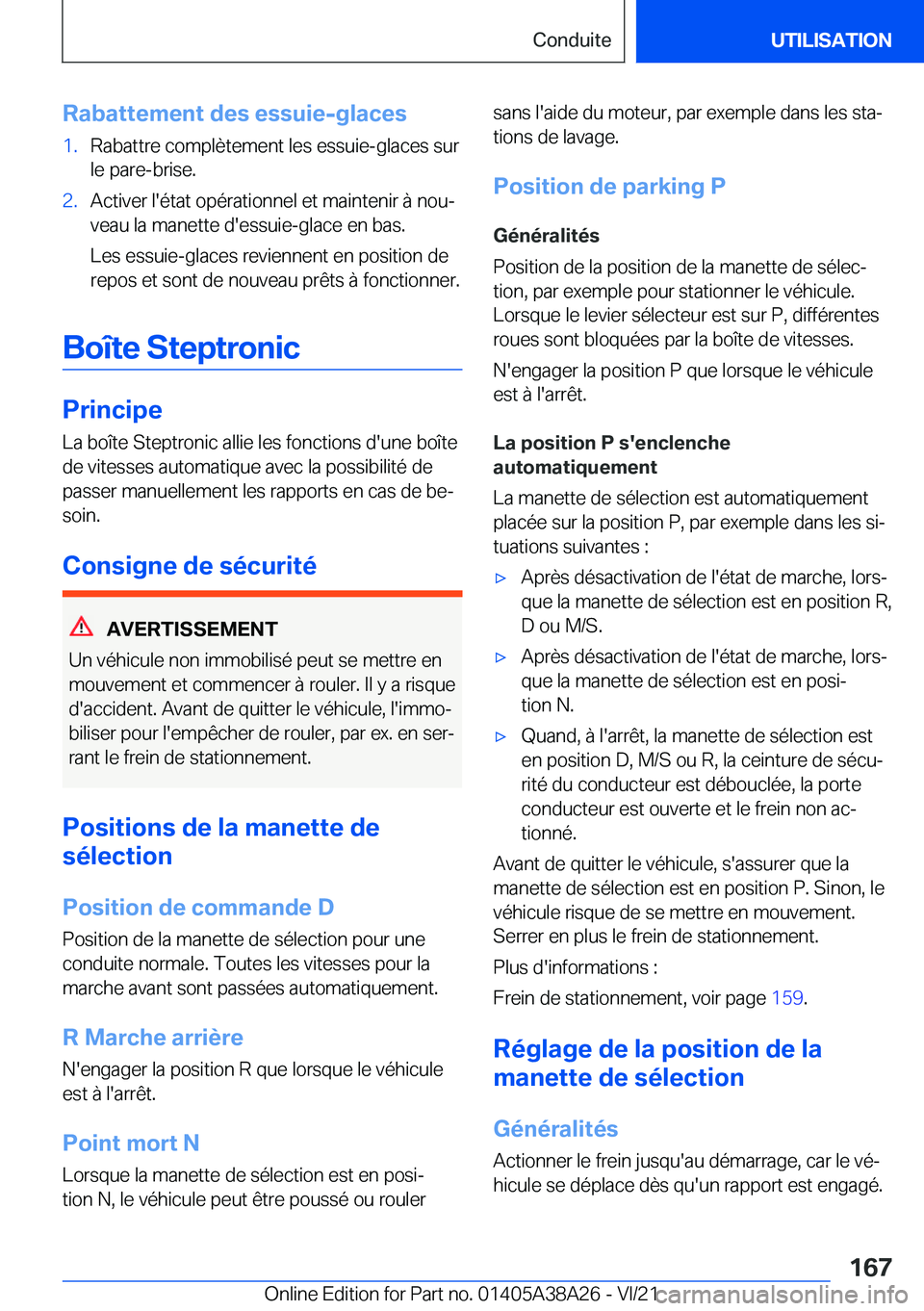BMW 4 SERIES GRAN COUPE 2022  Notices Demploi (in French) �R�a�b�a�t�t�e�m�e�n�t��d�e�s��e�s�s�u�i�e�-�g�l�a�c�e�s�1�.�R�a�b�a�t�t�r�e��c�o�m�p�l�è�t�e�m�e�n�t��l�e�s��e�s�s�u�i�e�-�g�l�a�c�e�s��s�u�r
�l�e��p�a�r�e�-�b�r�i�s�e�.�2�.�A�c�t�i�v�e�r��l