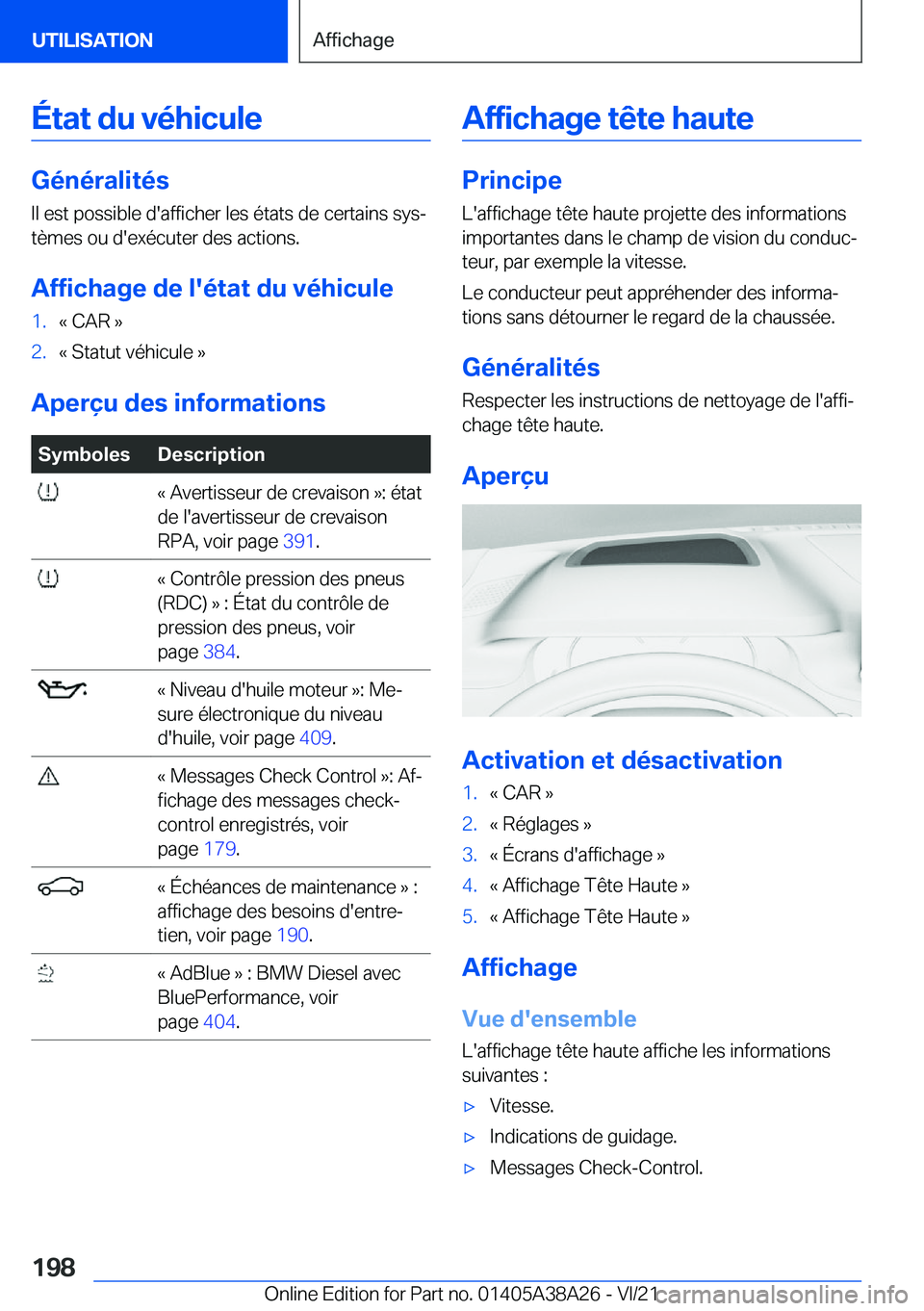 BMW 4 SERIES GRAN COUPE 2022  Notices Demploi (in French) �