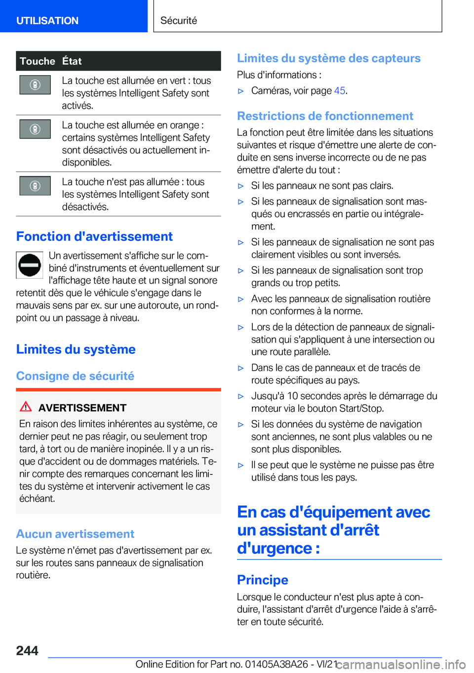 BMW 4 SERIES GRAN COUPE 2022  Notices Demploi (in French) �T�o�u�c�h�e�