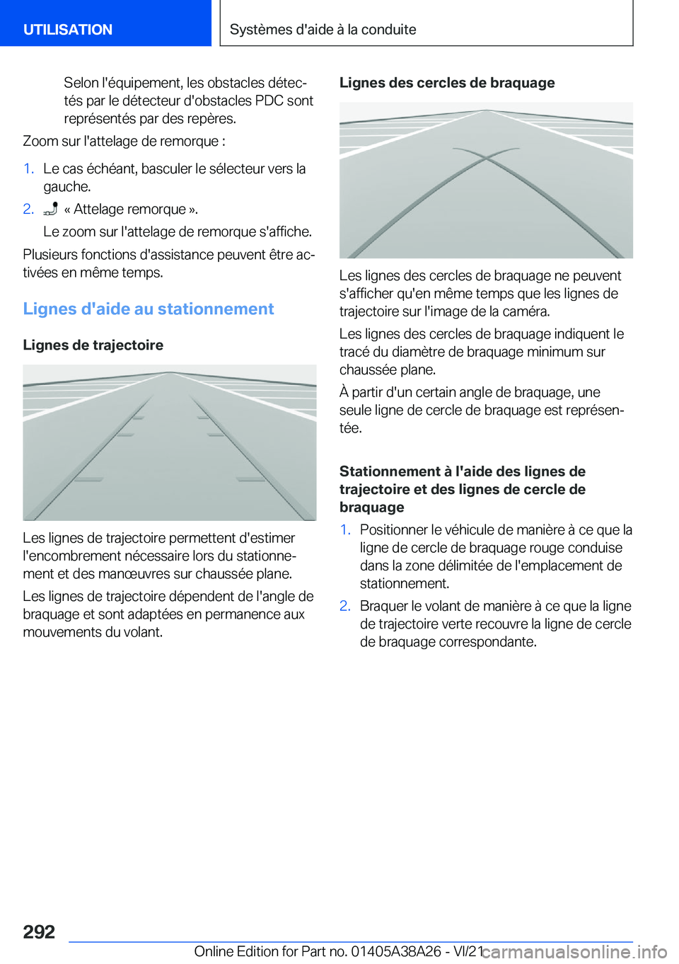 BMW 4 SERIES GRAN COUPE 2022  Notices Demploi (in French) �S�e�l�o�n��l�'�é�q�u�i�p�e�m�e�n�t�,��l�e�s��o�b�s�t�a�c�l�e�s��d�é�t�e�cj�t�é�s��p�a�r��l�e��d�é�t�e�c�t�e�u�r��d�'�o�b�s�t�a�c�l�e�s��P�D�C��s�o�n�t
�r�e�p�r�é�s�e�n�t�é�s�