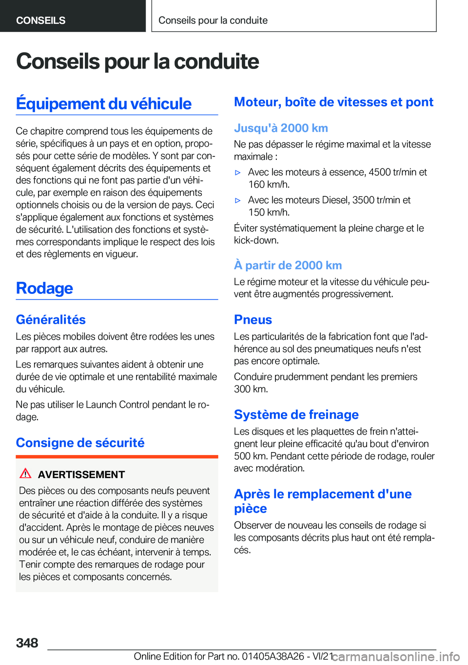 BMW 4 SERIES GRAN COUPE 2022  Notices Demploi (in French) �C�o�n�s�e�i�l�s��p�o�u�r��l�a��c�o�n�d�u�i�t�e�