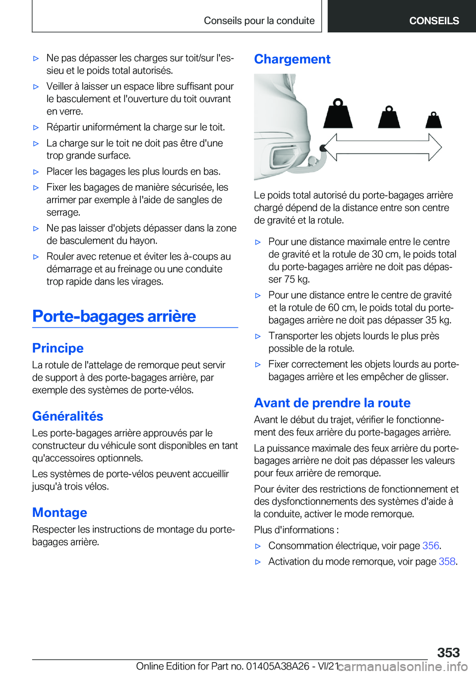 BMW 4 SERIES GRAN COUPE 2022  Notices Demploi (in French) 'x�N�e��p�a�s��d�é�p�a�s�s�e�r��l�e�s��c�h�a�r�g�e�s��s�u�r��t�o�i�t�/�s�u�r��l�'�e�sj�s�i�e�u��e�t��l�e��p�o�i�d�s��t�o�t�a�l��a�u�t�o�r�i�s�é�s�.'x�V�e�i�l�l�e�r��
