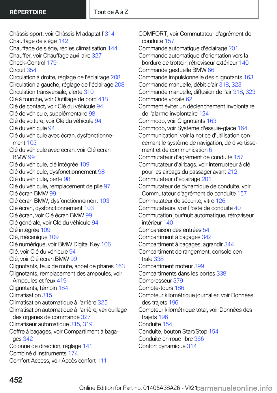 BMW 4 SERIES GRAN COUPE 2022  Notices Demploi (in French) �C�h�