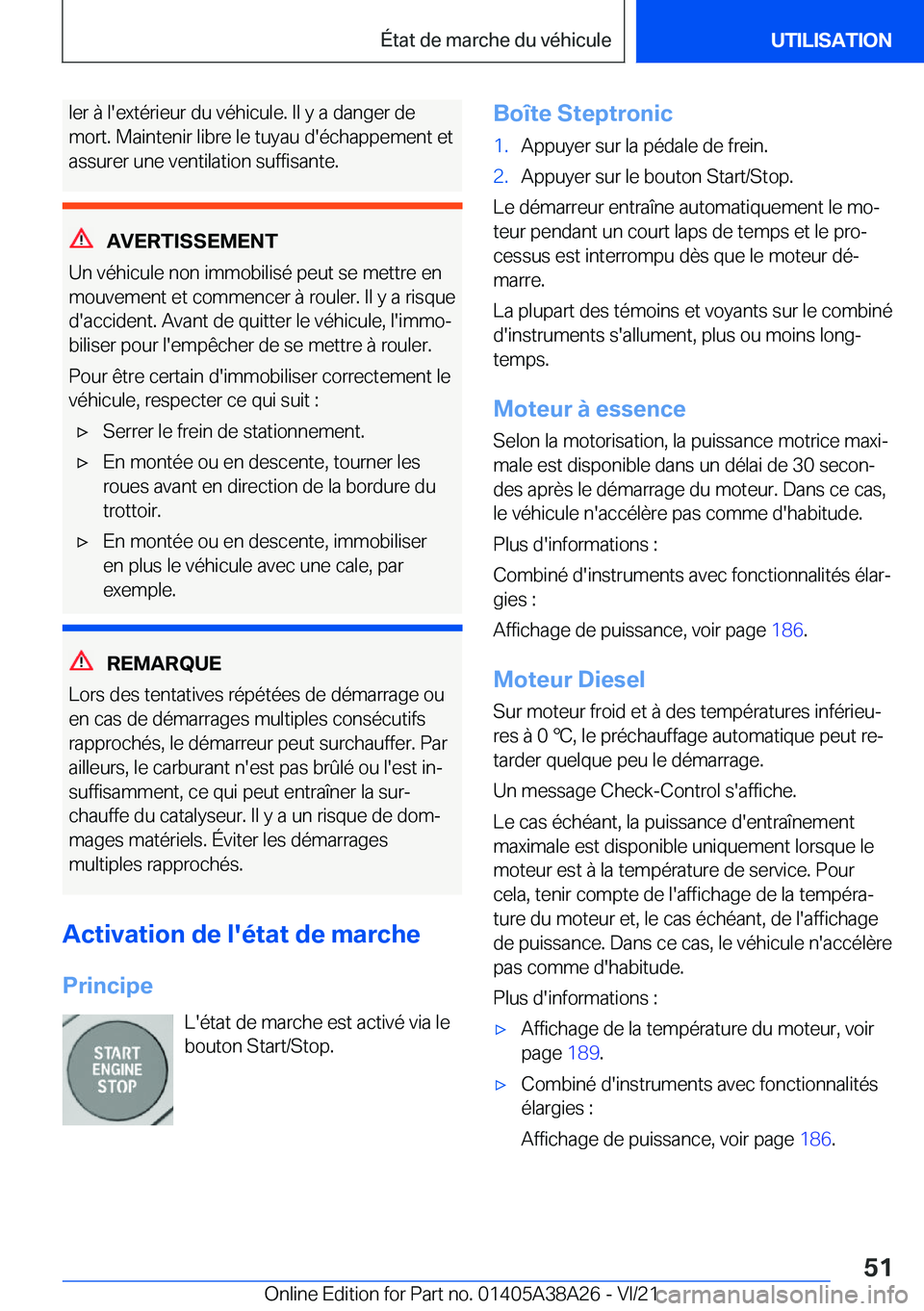 BMW 4 SERIES GRAN COUPE 2022  Notices Demploi (in French) �l�e�r��