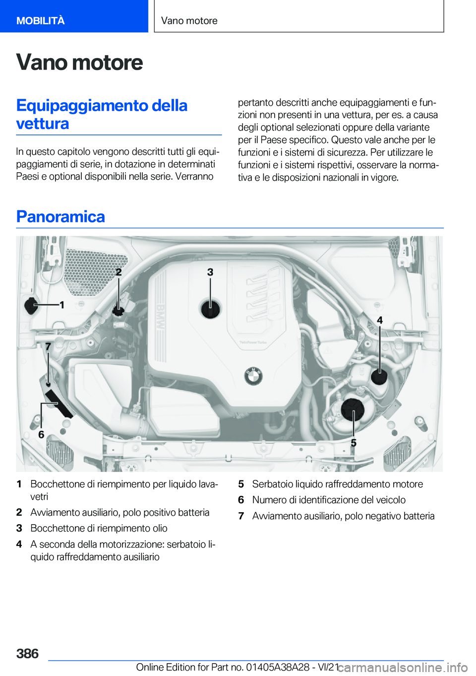 BMW 4 SERIES GRAN COUPE 2022  Libretti Di Uso E manutenzione (in Italian) �V�a�n�o��m�o�t�o�r�e�E�q�u�i�p�a�g�g�i�a�m�e�n�t�o��d�e�l�l�a�v�e�t�t�u�r�a
�I�n��q�u�e�s�t�o��c�a�p�i�t�o�l�o��v�e�n�g�o�n�o��d�e�s�c�r�i�t�t�i��t�u�t�t�i��g�l�i��e�q�u�iª
�p�a�g�g�i�a�m�