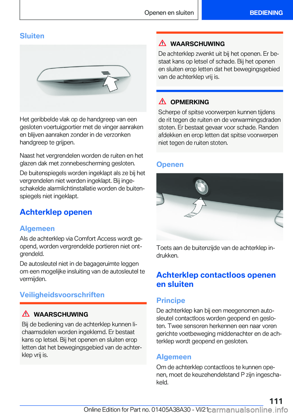 BMW 4 SERIES GRAN COUPE 2022  Instructieboekjes (in Dutch) �S�l�u�i�t�e�n
�H�e�t��g�e�r�i�b�b�e�l�d�e��v�l�a�k��o�p��d�e��h�a�n�d�g�r�e�e�p��v�a�n��e�e�n
�g�e�s�l�o�t�e�n��v�o�e�r�t�u�i�g�p�o�r�t�i�e�r��m�e�t��d�e��v�i�n�g�e�r��a�a�n�r�a�k�e�n
�e�