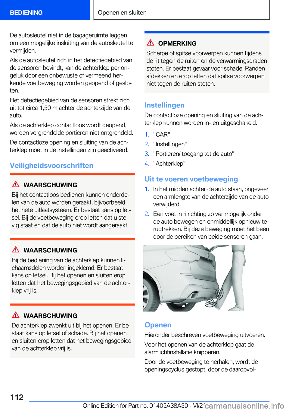 BMW 4 SERIES GRAN COUPE 2022  Instructieboekjes (in Dutch) �D�e��a�u�t�o�s�l�e�u�t�e�l��n�i�e�t��i�n��d�e��b�a�g�a�g�e�r�u�i�m�t�e��l�e�g�g�e�n
�o�m��e�e�n��m�o�g�e�l�i�j�k�e��i�n�s�l�u�i�t�i�n�g��v�a�n��d�e��a�u�t�o�s�l�e�u�t�e�l��t�e
�v�e�r�m�i