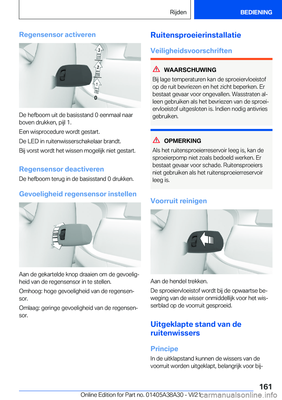 BMW 4 SERIES GRAN COUPE 2022  Instructieboekjes (in Dutch) �R�e�g�e�n�s�e�n�s�o�r��a�c�t�i�v�e�r�e�n
�D�e��h�e�f�b�o�o�m��u�i�t��d�e��b�a�s�i�s�s�t�a�n�d��0��e�e�n�m�a�a�l��n�a�a�r
�b�o�v�e�n��d�r�u�k�k�e�n�,��p�i�j�l��1�.
�E�e�n��w�i�s�p�r�o�c�e�