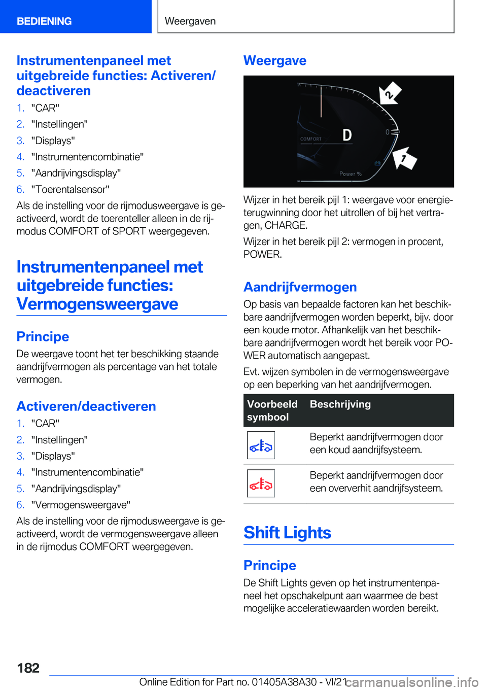 BMW 4 SERIES GRAN COUPE 2022  Instructieboekjes (in Dutch) �I�n�s�t�r�u�m�e�n�t�e�n�p�a�n�e�e�l��m�e�t
�u�i�t�g�e�b�r�e�i�d�e��f�u�n�c�t�i�e�s�:��A�c�t�i�v�e�r�e�n�/
�d�e�a�c�t�i�v�e�r�e�n�1�.��C�A�R��2�.��I�n�s�t�e�l�l�i�n�g�e�n��3�.��D�i�s�p�l�a�y�s