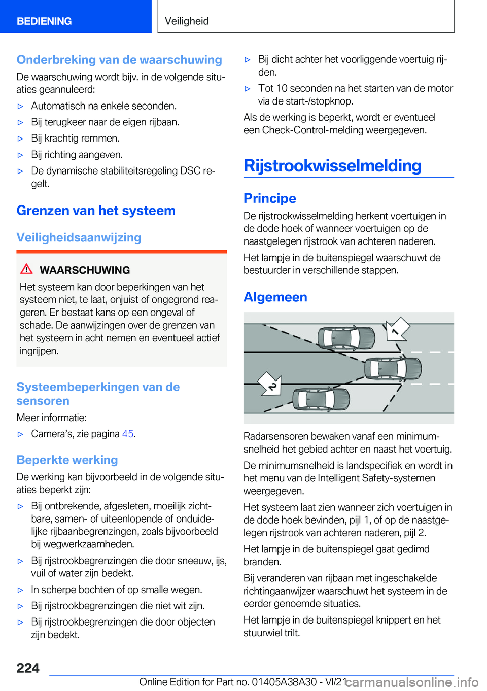 BMW 4 SERIES GRAN COUPE 2022  Instructieboekjes (in Dutch) �O�n�d�e�r�b�r�e�k�i�n�g��v�a�n��d�e��w�a�a�r�s�c�h�u�w�i�n�g�D�e��w�a�a�r�s�c�h�u�w�i�n�g��w�o�r�d�t��b�i�j�v�.��i�n��d�e��v�o�l�g�e�n�d�e��s�i�t�uj
�a�t�i�e�s��g�e�a�n�n�u�l�e�e�r�d�: