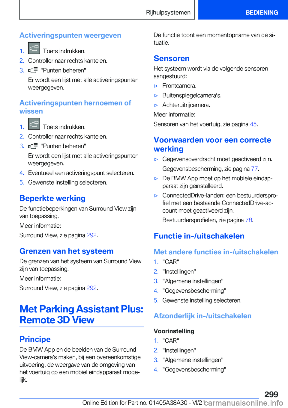 BMW 4 SERIES GRAN COUPE 2022  Instructieboekjes (in Dutch) �A�c�t�i�v�e�r�i�n�g�s�p�u�n�t�e�n��w�e�e�r�g�e�v�e�n�1�.���T�o�e�t�s��i�n�d�r�u�k�k�e�n�.�2�.�C�o�n�t�r�o�l�l�e�r��n�a�a�r��r�e�c�h�t�s��k�a�n�t�e�l�e�n�.�3�.����P�u�n�t�e�n��b�e�h�e�r�e�n