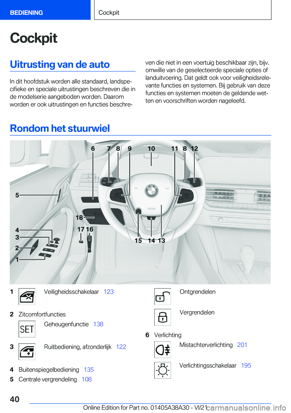 BMW 4 SERIES GRAN COUPE 2022  Instructieboekjes (in Dutch) �C�o�c�k�p�i�t�U�i�t�r�u�s�t�i�n�g��v�a�n��d�e��a�u�t�o
�I�n��d�i�t��h�o�o�f�d�s�t�u�k��w�o�r�d�e�n��a�l�l�e��s�t�a�n�d�a�a�r�d�,��l�a�n�d�s�p�ej�c�i�f�i�e�k�e��e�n��s�p�e�c�i�a�l�e��u�i�