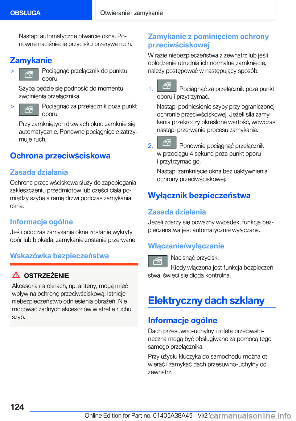 BMW 4 SERIES GRAN COUPE 2022  Instrukcja obsługi (in Polish) �N�a�s�t�