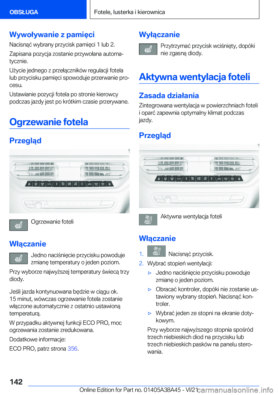 BMW 4 SERIES GRAN COUPE 2022  Instrukcja obsługi (in Polish) �W�y�w�o�ł�y�w�a�n�i�e��z��p�a�m�i�