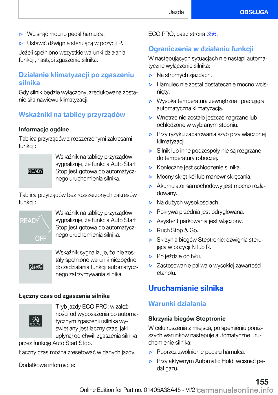 BMW 4 SERIES GRAN COUPE 2022  Instrukcja obsługi (in Polish) 'x�W�c�i�s�n�