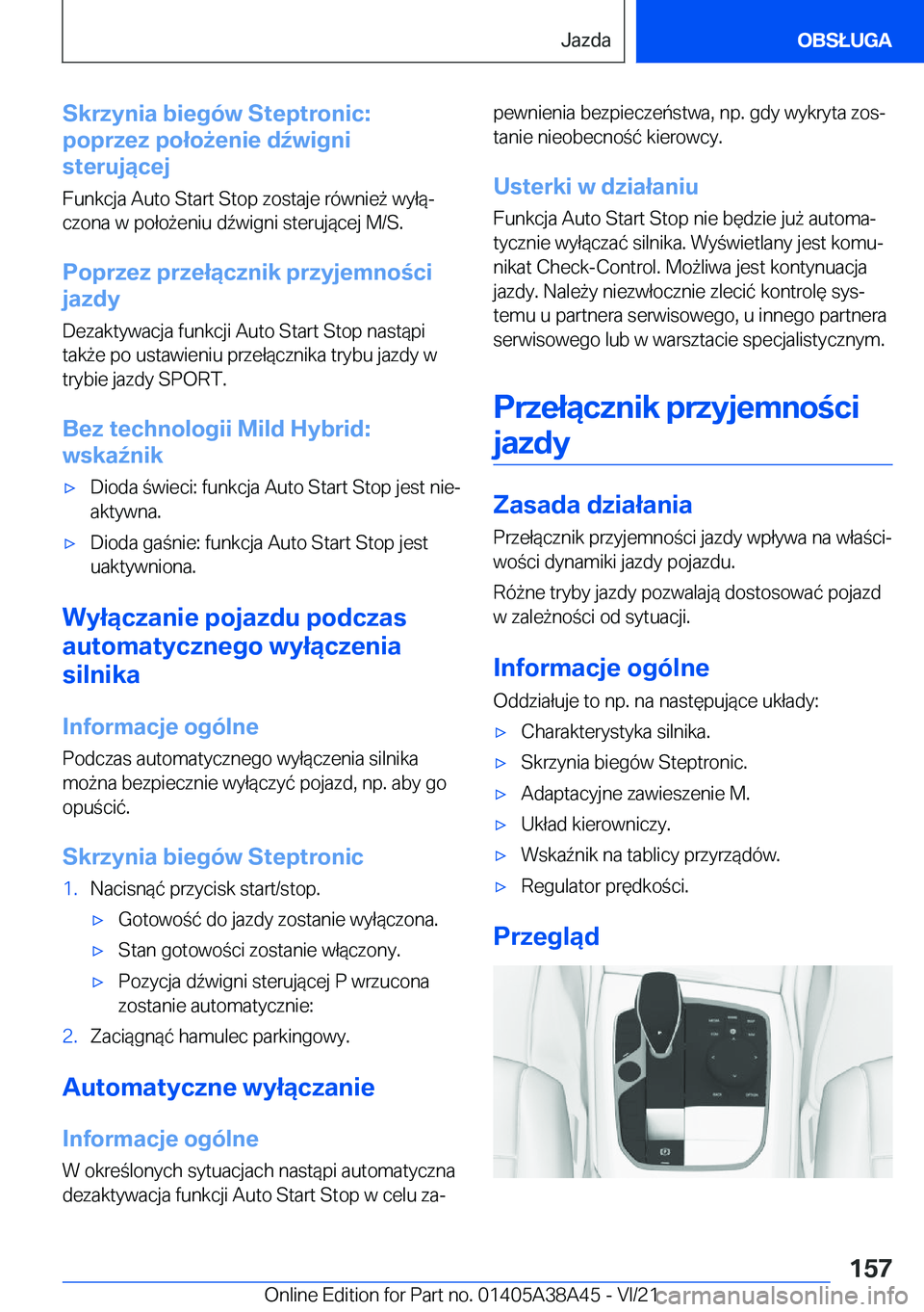 BMW 4 SERIES GRAN COUPE 2022  Instrukcja obsługi (in Polish) �S�k�r�z�y�n�i�a��b�i�e�g�