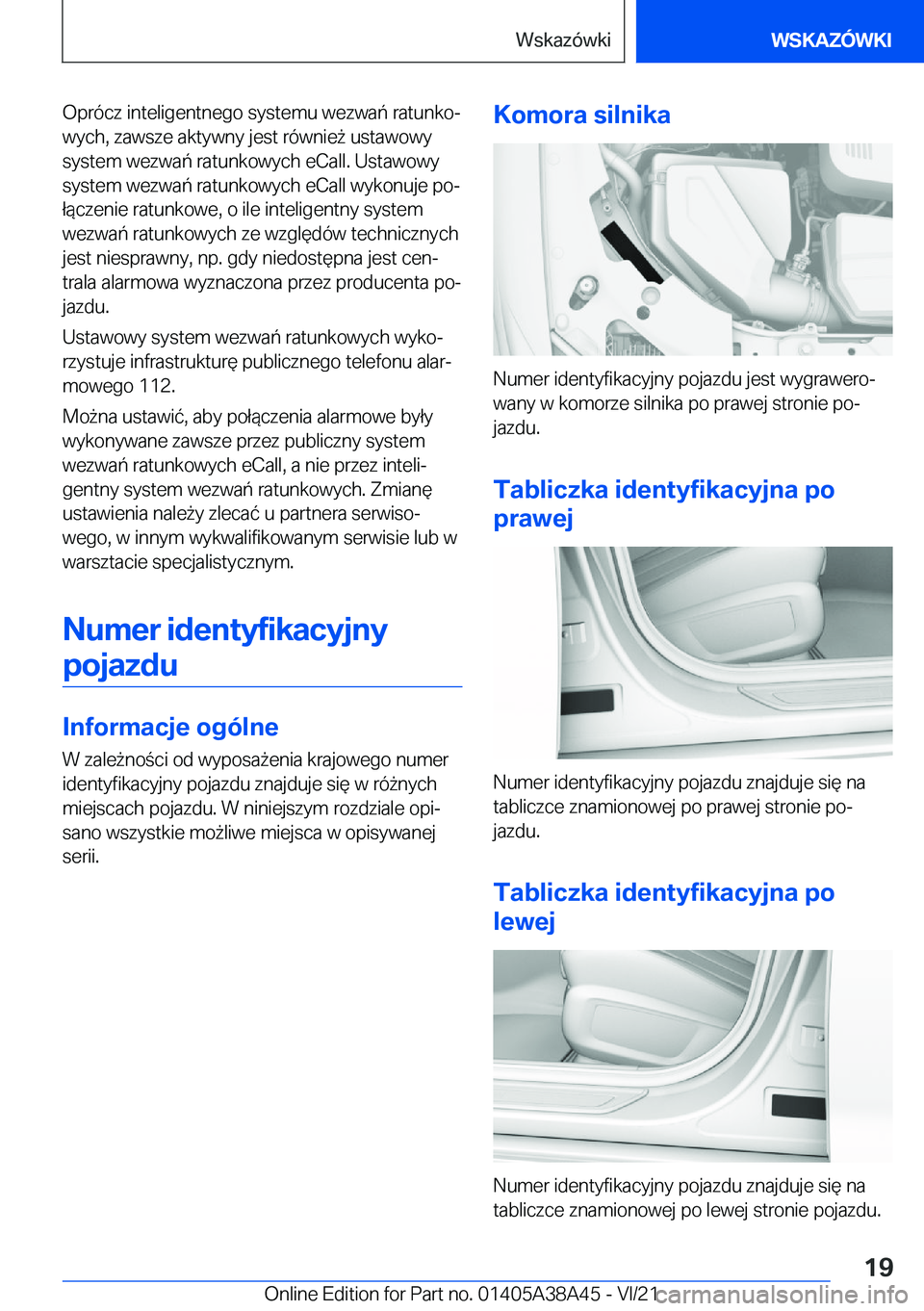 BMW 4 SERIES GRAN COUPE 2022  Instrukcja obsługi (in Polish) �O�p�r�