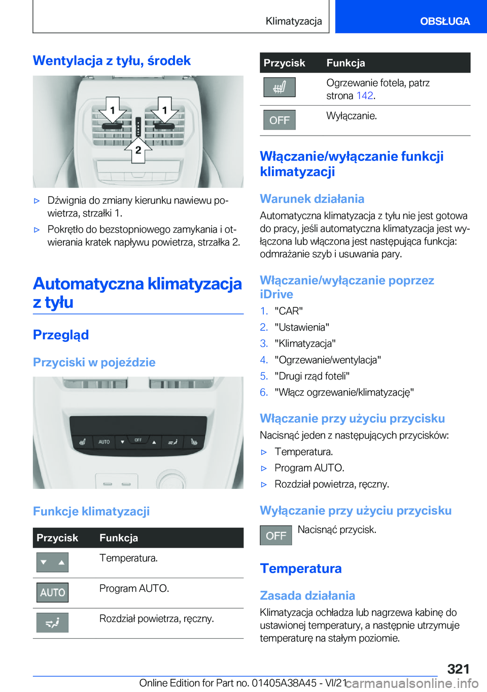 BMW 4 SERIES GRAN COUPE 2022  Instrukcja obsługi (in Polish) �W�e�n�t�y�l�a�c�j�a��z��t�y�ł�u�,��r�o�d�e�k'x�D7�w�i�g�n�i�a��d�o��z�m�i�a�n�y��k�i�e�r�u�n�k�u��n�a�w�i�e�w�u��p�oj
�w�i�e�t�r�z�a�,��s�t�r�z�a�ł�k�i��1�.'x�P�o�k�r�
