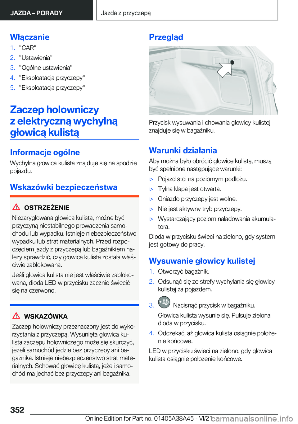 BMW 4 SERIES GRAN COUPE 2022  Instrukcja obsługi (in Polish) �W�ł�ą�c�z�a�n�i�e�1�.��C�A�R��2�.��U�s�t�a�w�i�e�n�i�a��3�.��O�g�