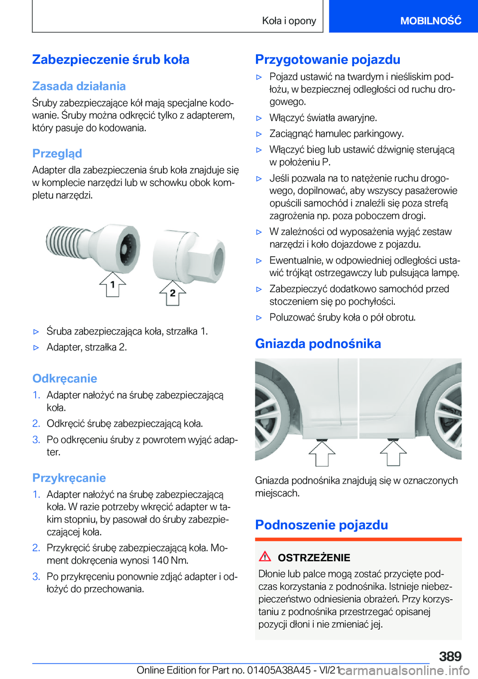 BMW 4 SERIES GRAN COUPE 2022  Instrukcja obsługi (in Polish) �Z�a�b�e�z�p�i�e�c�z�e�n�i�e��r�u�b��k�o�ł�a
�Z�a�s�a�d�a��d�z�i�a�ł�a�n�i�a
�r�u�b�y��z�a�b�e�z�p�i�e�c�z�a�j�