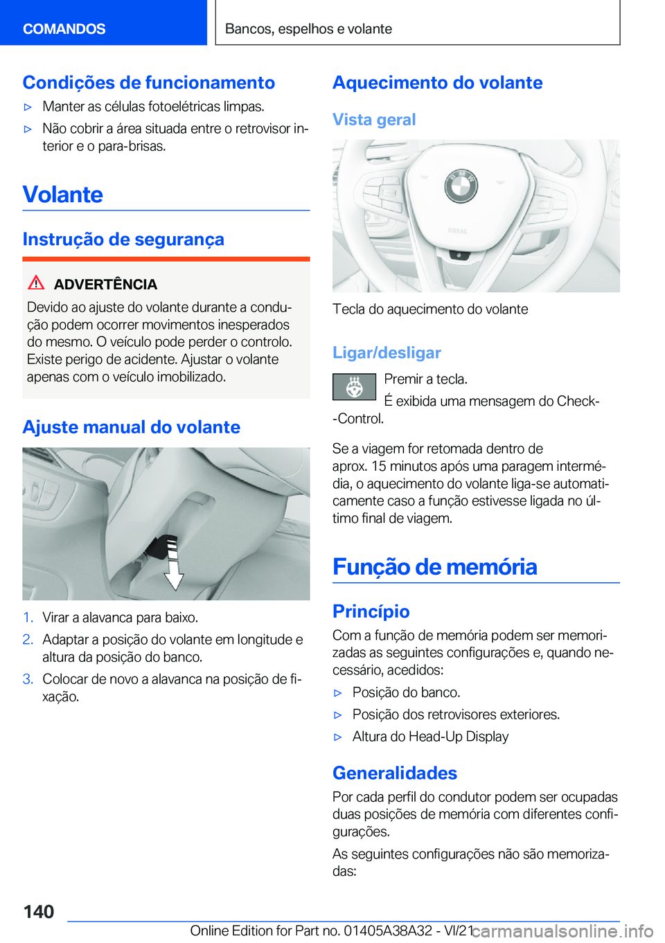 BMW 4 SERIES GRAN COUPE 2022  Manual do condutor (in Portuguese) �C�o�n�d�i�