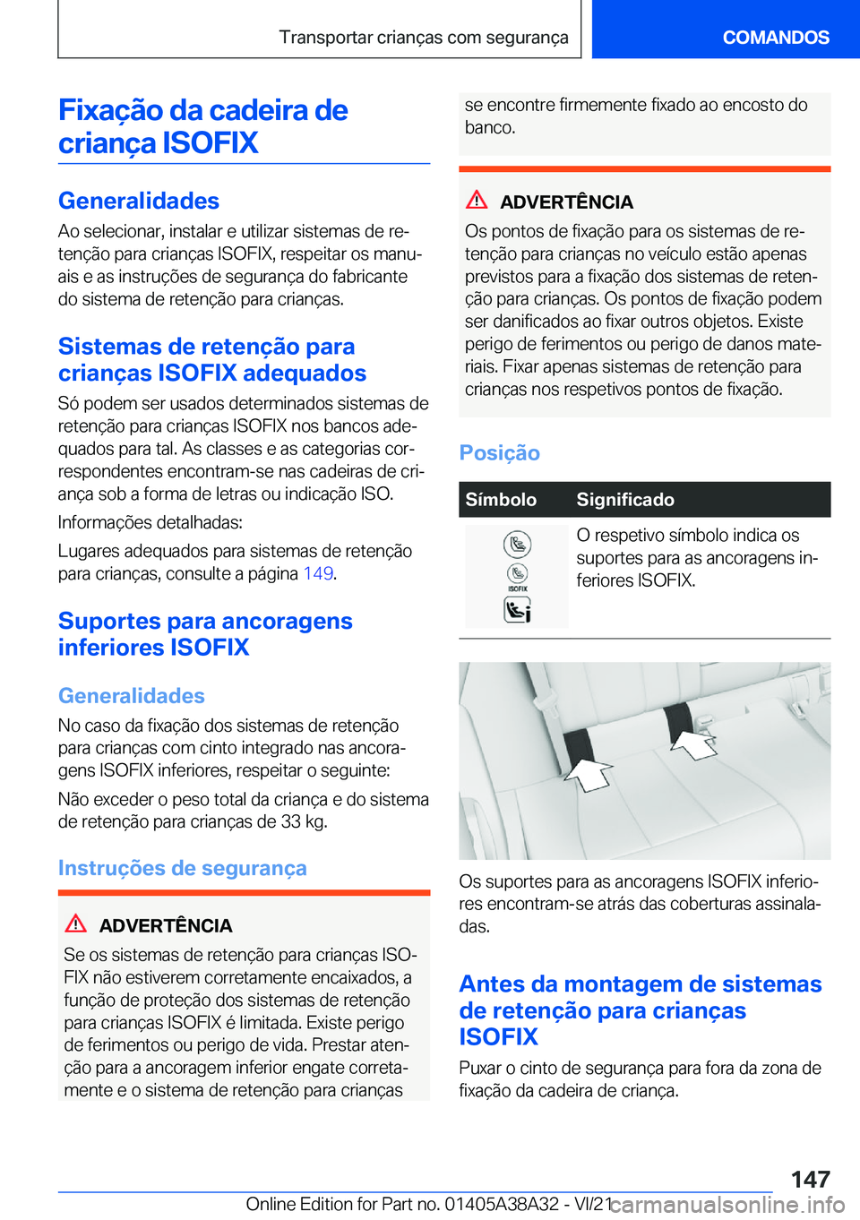 BMW 4 SERIES GRAN COUPE 2022  Manual do condutor (in Portuguese) �F�i�x�a�