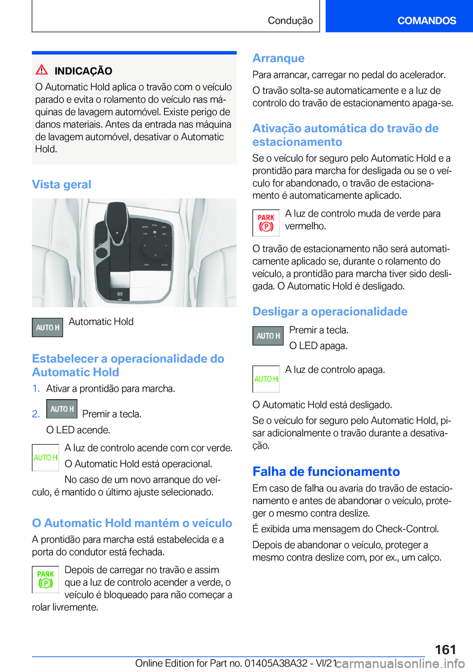 BMW 4 SERIES GRAN COUPE 2022  Manual do condutor (in Portuguese) �I�N�D�I�C�A�