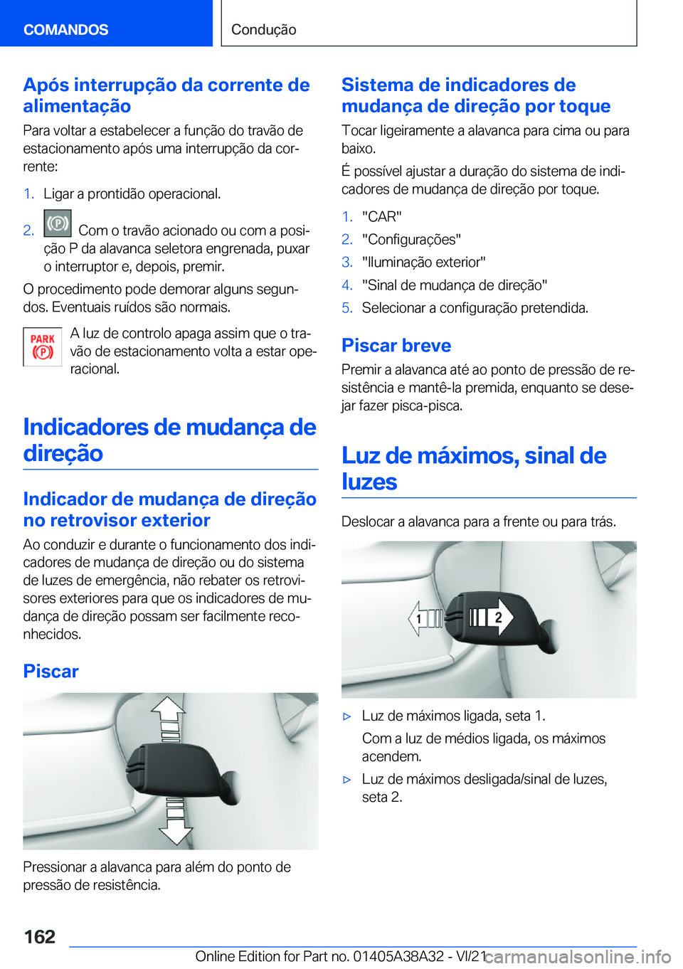 BMW 4 SERIES GRAN COUPE 2022  Manual do condutor (in Portuguese) �A�p�