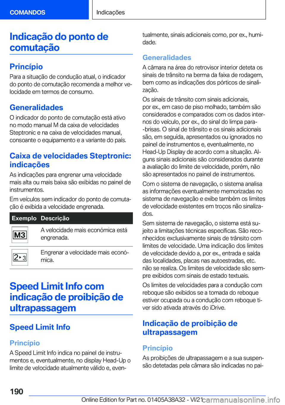 BMW 4 SERIES GRAN COUPE 2022  Manual do condutor (in Portuguese) �I�n�d�i�c�a�