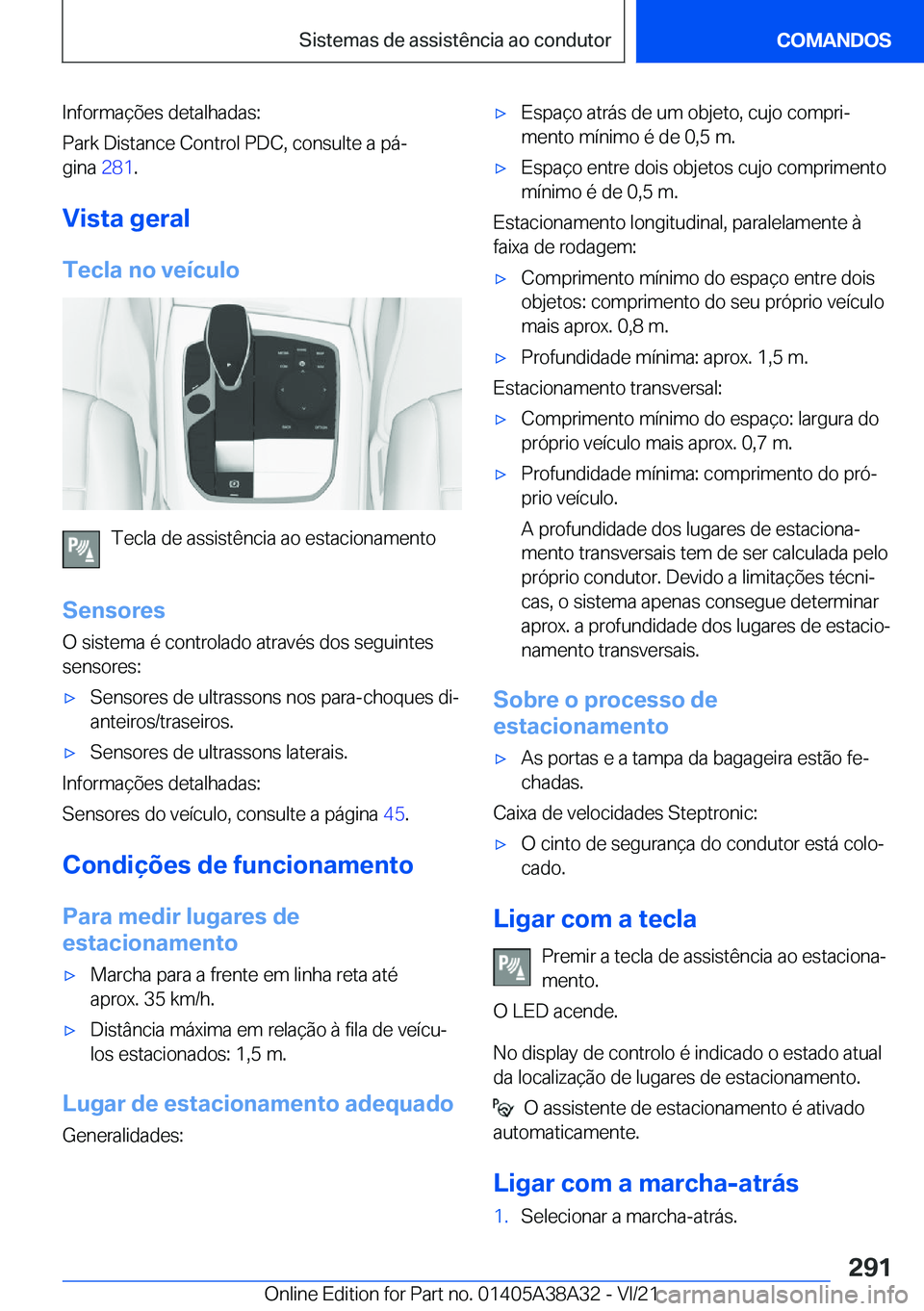 BMW 4 SERIES GRAN COUPE 2022  Manual do condutor (in Portuguese) �I�n�f�o�r�m�a�