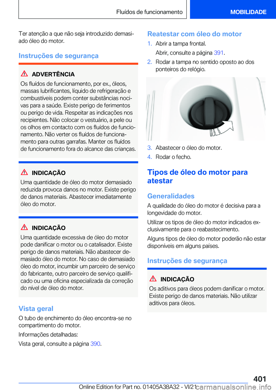BMW 4 SERIES GRAN COUPE 2022  Manual do condutor (in Portuguese) �T�e�r��a�t�e�n�