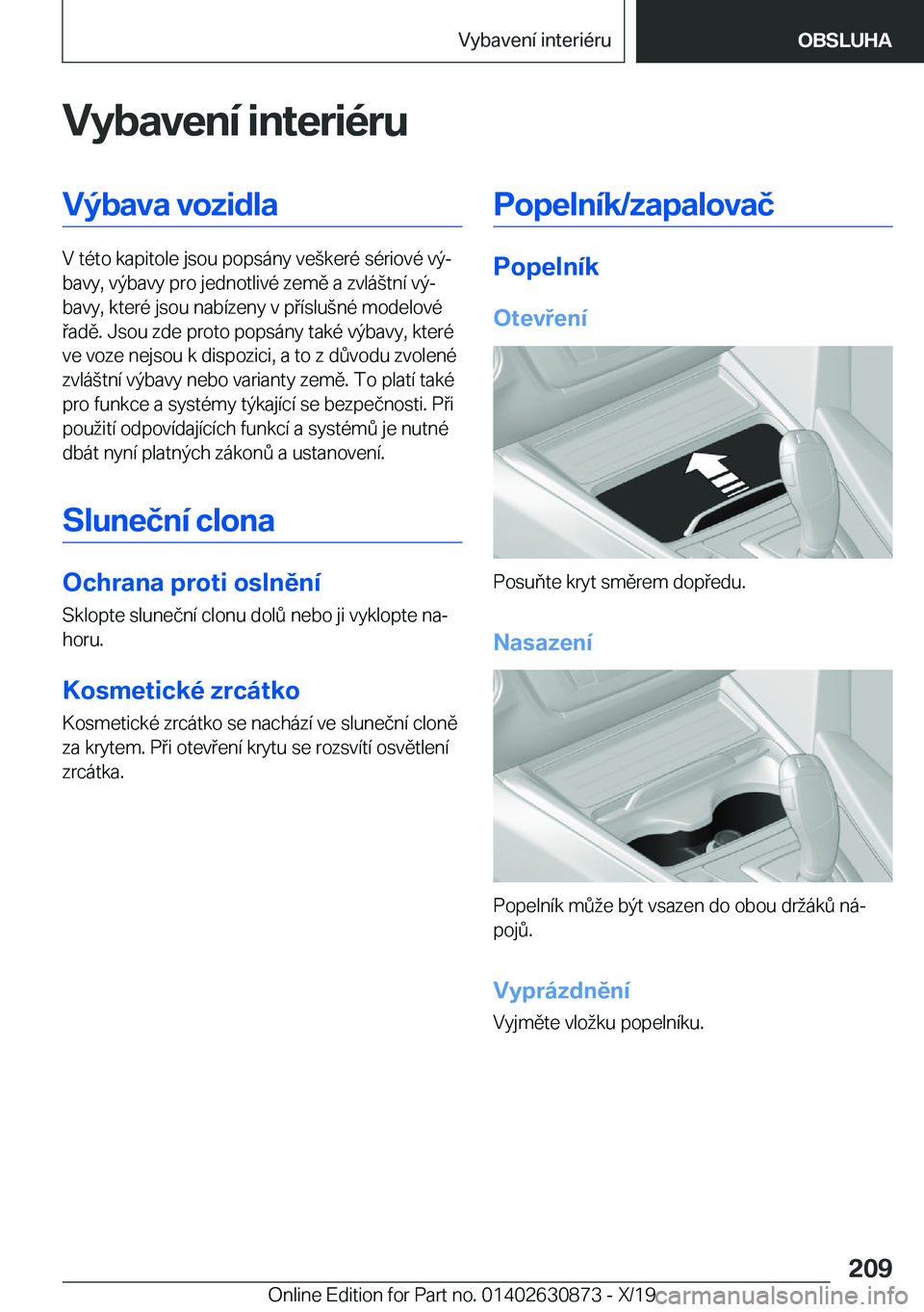 BMW 4 SERIES GRAN COUPE 2020  Návod na použití (in Czech) �V�y�b�a�v�e�n�