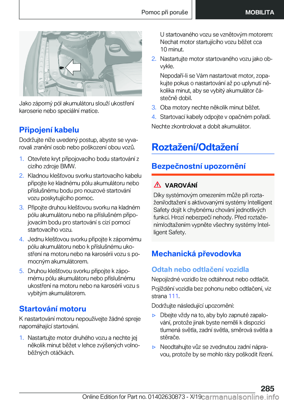 BMW 4 SERIES GRAN COUPE 2020  Návod na použití (in Czech) �J�a�k�o��z�