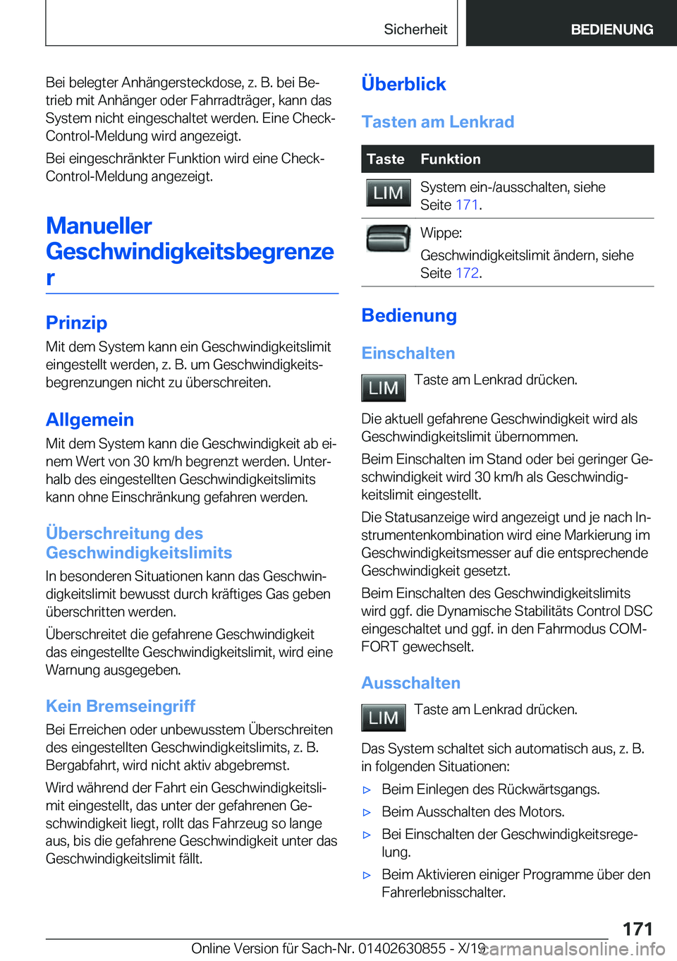 BMW 4 SERIES GRAN COUPE 2020  Betriebsanleitungen (in German) �B�e�i��b�e�l�e�g�t�e�r��A�n�h�