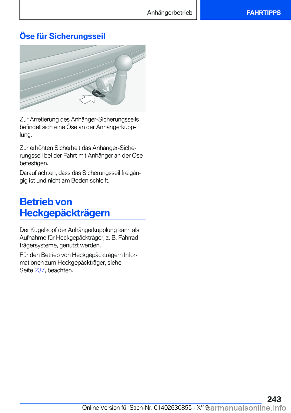 BMW 4 SERIES GRAN COUPE 2020  Betriebsanleitungen (in German) �